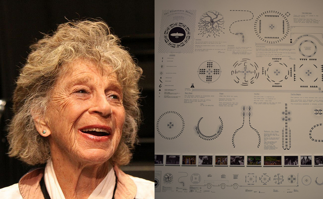 Anna Halprin, een bindende factor tussen Venetië, Kassel en de gemeenschap.